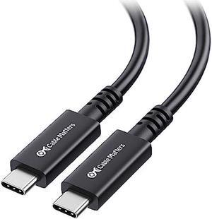 Cable Matters 20Gbps Active USB4 Cable 16.4 ft / 5m with 4K Video & 60W Charging, Compatible with Thunderbolt 4/3, USB C for VR Headset, Apple Vision Pro, MacBook Pro, DELL XPS, Surface Pro and More