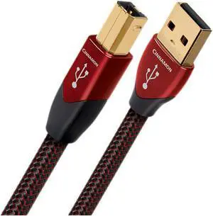 AudioQuest 1.5m Cinnamon USB A-B - USB Cables (USB A, USB B, Male/Male, Gold, Black)
