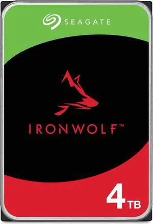 Seagate IronWolf ST4000VN006 4 TB Hard Drive - 3.5" Internal - SATA (SATA/600) - Conventional Magnetic Recording (CMR) Method