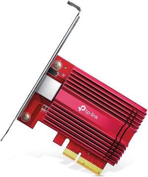 TP-Link 10GB PCIe Network Card (TX401)-PCIe to 10 Gigabit Ethernet Network Adapter,Supports Windows 11/10/8.1/8/7, Windows Servers 2019/2016/2012 R2, and Linux, Including a CAT6A Ethernet Cable