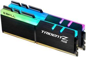 G.SKILL F4-3000C16D-16GTZR 16 GB (8 GB x 2) Trident Z R GB Series DDR4 3000 MHz PC4-24000 CL16 Dual Channel Memory Kit - Black with Full Length RGB LED Light bar