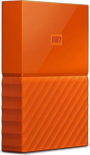 WD 1TB Orange USB 3.0 My Passport Portable External Hard Drive (WDBYNN0010BOR-WESN)
