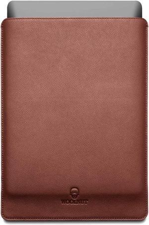 Woolnut Leather Sleeve Cover Case for MacBook Pro 16 inch - Cognac Brown