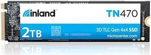 Inland TN470 SSD 2TB Gen4 NVMe M.2 Internal Gaming Solid State Drive, Up to 7,300MB/s, Storage and Memory for Laptop & PC Desktop