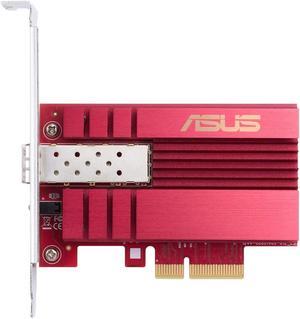 Asus 10Gbps Gigabit Ethernet PCI Express Network Adapter PCIe 2030 X4 SFP Network CardEthernet Card Support Fiber Optic XGC100F