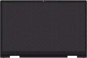 LCDOLED Replacement for HP ENVY x360 15-ee 15z-ee 15m-ee 15m-ee0013dx 15m-ee0023dx 15-ee0047nr L93183-001 L93181-001 15.6 inches FullHD IPS LCD Display Touch Screen Digitizer Assembly Bezel with Board