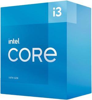 Intel Core i3-10100 Desktop Processor 4 Cores up to 4.3 GHz LGA1200 (Intel 400 Series Chipset) 65W, Model Number: BX8070110100
