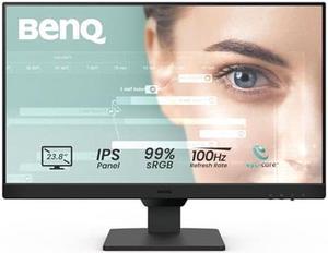 BenQ GW2490 Computer Monitor 24" FHD 1920x1080p | IPS | 100 Hz | Eye-Care Tech | Low Blue Light | Anti-Glare | Adaptive Brightness | Tilt Screen | Built-in Speakers | DisplayPort | HDMI | VGA
