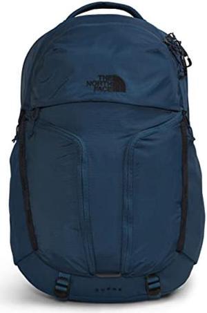 THE NORTH FACE Women's Surge Commuter Laptop Backpack, Shady Blue/TNF Black, One Size