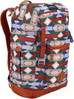 Eddie Bauer Bygone Backpack | Retro Design | Laptop Sleeve | Travel | Work | Hiking | Durable | Nylon, Sienna, 25L