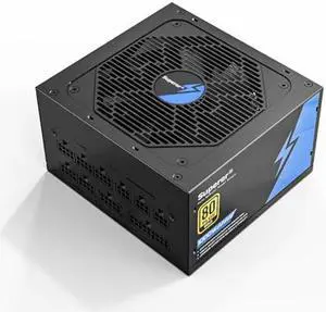 Superer 1000W Power Supply, PC PSU Computer Gaming Low Noise Black ATX for GPU 4090 4080 4070Ti 7900XTX 3900 3080Ti, (CE Safety Certified), Silent FDB Fan