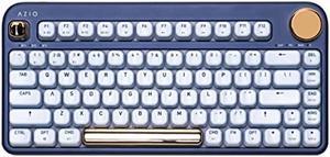 Azio IZO Wireless BT5/USB PC & Mac Mechanical Keyboard, Blue Iris
