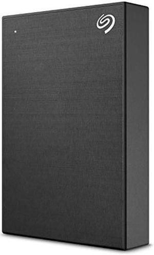 Seagate Backup Plus Portable 4TB External Hard Drive HDD - Black USB 3.0 for PC Laptop and Mac, 1 Year Myliocreate, 2 Months Adobe CC Photography, 2-year Rescue Service (STHP4000400)