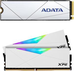 ADATA Premium SSD 1TB PCIe 4x4 NVMe M.2 2280 SSD with XPG D50 RGB DDR4 3200MHz 2x8GB UDIMM RAM kit Bundle