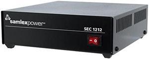 Samlex SEC-1212 Desktop Switching Power Supply Input: 120 VAC, Output: 13.8 VDC, 10 Amps UL Approved