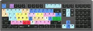 Logickeyboard Backlit 'Astra2' Designed for use with Avid Media Composer on Mac * 'Classic' Layout * p/n LKB-MCOM4-A2M-US