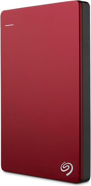 Seagate Backup Plus Slim 2TB External Hard Drive Portable HDD  Red USB 30 for PC Laptop and Mac 2 Months Adobe CC Photography STDR2000103