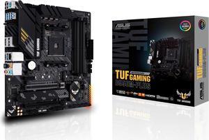 ASUS TUF Gaming B550M-PLUS AMD AM4 (3rd Gen Ryzen(tm)) Micro ATX Gaming Motherboard (PCIe 4.0, 2.5Gb LAN, BIOS Flashback, HDMI 2.1, USB 3.2 Gen 2, Addressable Gen 2 RGB Header and Aura Sync)