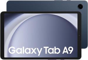 Samsung Galaxy Tab A9 (SM-X110), 64GB 4GB RAM, WiFi Only, Factory Unlocked GSM, International Version (15W Wall Charger Bundle) (Navy)