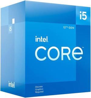 Intel Core i5-12400F Alder Lake CPU LGA 1700 2.5 GHz 6-Core 65W 18MB Cache Desktop Processor