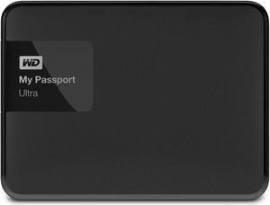 WD 2TB Black My Passport Ultra Portable External Hard Drive - USB 3.0 - WDBBKD0020BBK-NESN