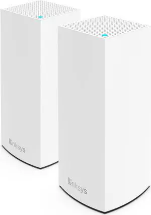 Linksys Atlas Pro 6 WiFi Router - AX5400 WiFi 6 Router - Dual-Band Mesh Wifi System - WiFi 6 Mesh Routers for Wireless Internet - Connect 60+ Devices, 5,400 sq ft, MX5502 2-Pk