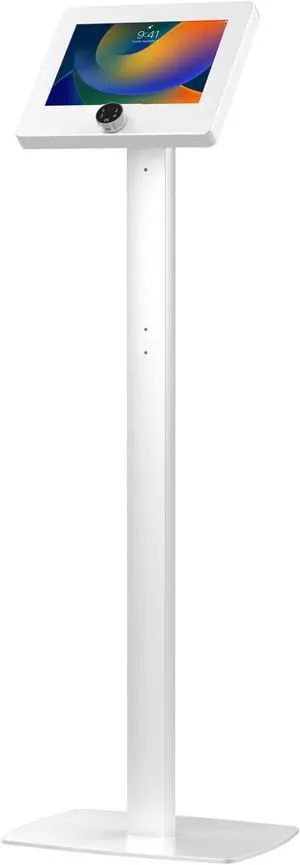 Thin Floor Stand - CTA Tall Standing 360 Degree Kiosk Display Tablet Holder - Digital Lock - iPad 11 (A16) - Pro 11-inch M4 - Air 11-inch M3- iPad 10th Gen - Galaxy Tab & More Tablets