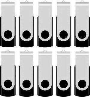 Aiibe Wholesale/Bulk Flash Drives 8GB 8G USB Flash Drive 50 Pack 8GB USB 2.0 Thumb Drives - Black
