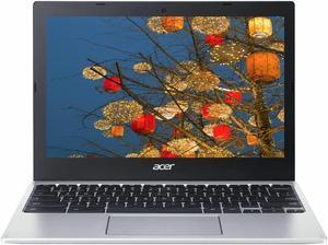 acer Chromebook 311 11.6 in HD (1366x768) Business Laptop, MediaTek MT8183C Octa-Core up to 1.10GHz, 4GB LPDDR RAM, 32GB eMMC, Wi-Fi, Bluetooth, Chrome OS, Silver, EAT 64GB SD Card