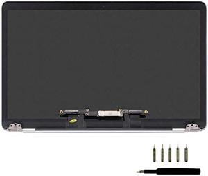 LCDOLED Compatible with MacBook Pro 13'' 2020 A2289 EMC 3456 MXK32 MXK52 MXK62 MXK72 MXK32LL/A MXK52LL/A MXK62LL/A 13.3 inches 2560x1600 Full LCD Screen Complete Top Assembly Replacement (Silver)