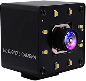 ALPCAM USB Camera 4K Autofocus Webcam High Resolution UHD 2160P USB Camera with 8pcs IR LEDs,100degNo Distortion Lens Webcamera with IMX415 Sensor,30fps Plug and Play Web Cam for Video Conference
