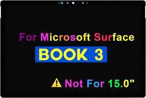 BTSELSS 13.5" Screen Replacement for Microsoft Surface Book 3 1900 1909 IPS 3000x2000 LCD Touch Display Panel Digitizer Assembly(Not for 15.0")