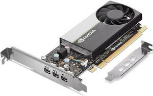 Lenovo NVIDIA T400 Graphic Card - 4 GB GDDR6 - PCI Express 3.0 x16 - Mini DisplayPort