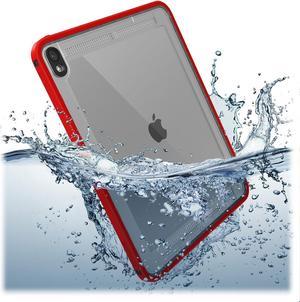 Catalyst Waterproof iPad Case for iPad Pro 12.9" 2018 Waterproof 6.6 ft - Full Body Protection, Heavy Duty Drop Proof 4ft, Kickstand, True Acoustic Sound Technology, Built-in Screen Protector - Red