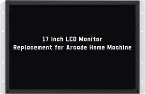 UNICO 17 Inches Arcade Screen with 43 Ratio HD Replaceable Arcade Monitor Support CGA EGA HDMI or VGA Inputs for SNK MVSX ARCADE 1UP Creative