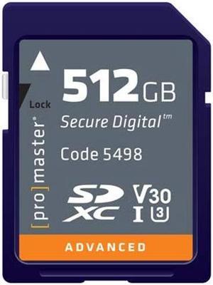 ProMaster SDXC 512GB Advanced, Memory Card, (Model 5498)