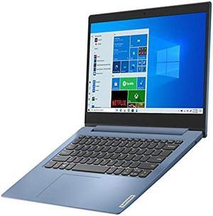 Lenovo IdeaPad 1 14 Laptop, 14.0" HD Display, Intel Celeron N4020, 4GB RAM, 64GB Storage, Intel UHD Graphics 600, Win 10 in S Mode, Ice Blue