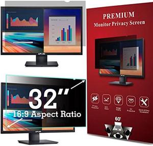 APeiSi 32 Inch Privacy Screen Filter for Computer Widescreen 16:9 Monitor - Privacy Shield,Anti-Glare and Anti-Blue light Screen Protector