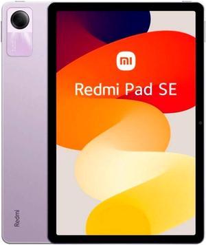 Xiaomi Redmi Pad SE Only WiFi 11 Octa Core 4 Speakers Global ROM Dolby Atmos 8000mAh Bluetooth 53 8MP  33w Dual USB Fast Car Charger Bundle Lavender Purple Global 128GB  4GB
