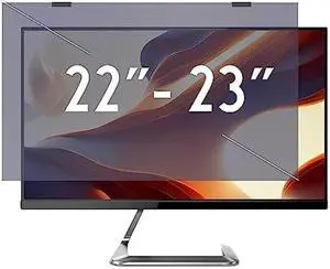 ANBAC Anti-Reflection Coated Hang Type Privacy Screen Filter for 22"W/ 23"W9/ 23.6"W9/ 23.8"W9 Monitors - Computer Screen Privacy Shield, Monitor Privacy Screen, UV Light Reduction, Blue Light Filter