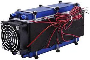 Thermoelectric Peltier Cooler, DC 12V 576W 8 Chip TEC1-12706 DIY Thermoelectric Cooler Refrigeration Cooling Fan System Heatsink Kit, Low Noise Air Cooling Device for Pet Bed, Test Bench, etc