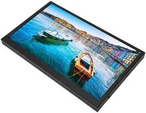 ASHATA 10.1 Inch Touchscreen Monitor, HD LCD Screen Display Panel, 1024x600 Portable Laptop Second Screen for Windows for OS X for RPi 4 3