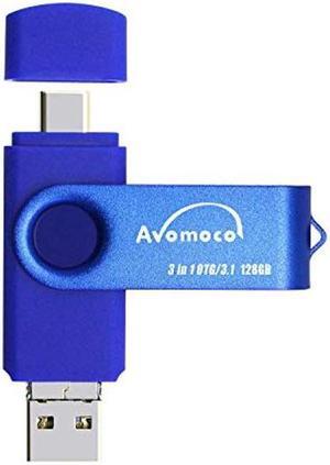 AVOMOCO 3.1 512GB 3 in1 High Speed Photo Backup Flash Drive for Android Phones wtih Type C/Micro Port&Tablets&PC. Photo-Stick-for Samsung Phones,LG,Google,Hua Wei.Moto, one Plus.etc