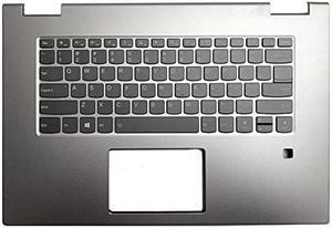 New Palmrest with Keyboard Backlit Silver Repalcement for Lenovo Yoga 730-15IKB 730-15IWL 5CB0Q96465 AM27G00C00