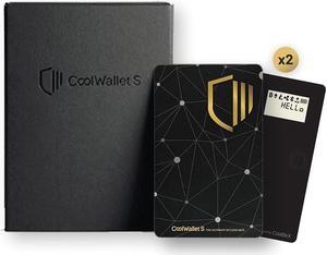 CoolWallet S Duo- Crypto Hardware Wallet 2 Pack, Secure Your Crypto In Style, Bluetooth, Wireless, Cryptocurrency Cold Storage, BTC, Bitcoin, ETH, Ethereum, XRP, USDT, ERC20 Tokens, BEP20 Tokens