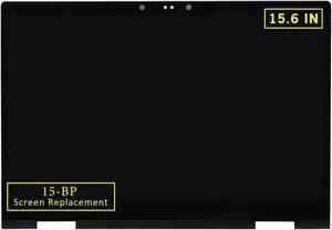 15.6" Replacement for HP Envy x360 15-bp143cl 15-bp051nr 15-bp152nr 15-bp175nr 15m-bp011dx 15m-bp012dx 15m-bp111dx 15m-bp112dx 925736-001 FHD LCD Touch Screen Digitizer Assembly Bezel with Board