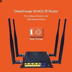 DO 300Mbps 4G LTE Modem Wi-Fi Wireless Router for RV or Mobile Home with Strong Signal, USB Port and SIM Card Slot with External Antennas for USA/Canada/Mexico SIM Card