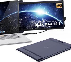 New Mobile Pixels 2023 Duex Max Portable Monitor, 14.1" FHD 1080P IPS Ultra Slim Laptop Screen Extender, USB A/USB C Plug and Play Auto Rotated, Windows/Mac/Android/Switch Compatible (Set Sail Blue)