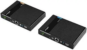 gofanco USB KVM and HDMI 2.0 Over CAT6 / CAT7 Extender - 230ft Extension, 4K @60Hz HDMI Video, 2X USB Keyboard/Mouse, Near Zero Latency, HDMI Loopout, Audio Extraction, ESD Protection (KVMHD20Ext)