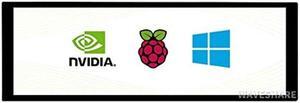 Coolwell 7.9 Inch HDMI Screen Capacitive Touch Screen for Raspberry Pi 4B+ 4B 3B+ 3B 2B+ Zero W WH 2 W Jetson Nano PC 400x1280 IPS Touchscreen Toughened Glass Cover